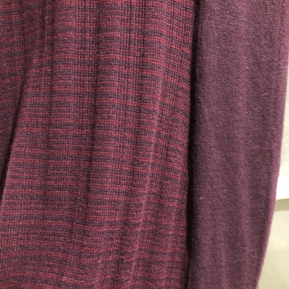 prAna Maroon Burgandy Cowlneck Sweater dress Size M Cozy - Picture 4 of 8